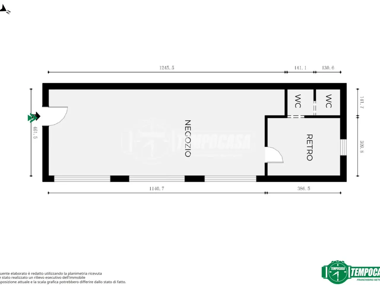 Negozio in , Misano Adriatico, {3} - Planimetria 1