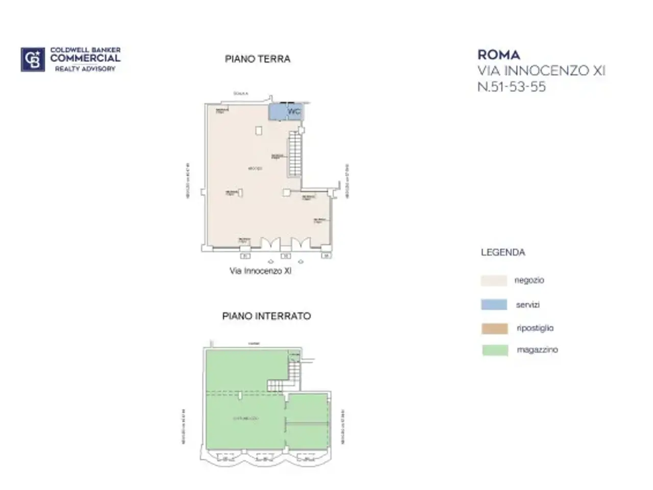 Ferramenta in Via Innocenzo XI 51/55, Roma, {3} - Planimetria 1