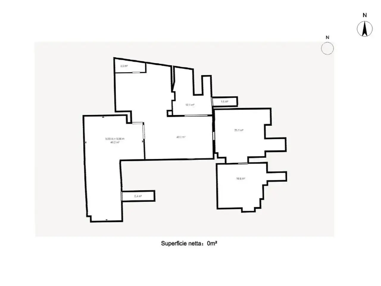 Palazzina commerciale in Via Crocefisso 3, Sava, {3} - Planimetria 1