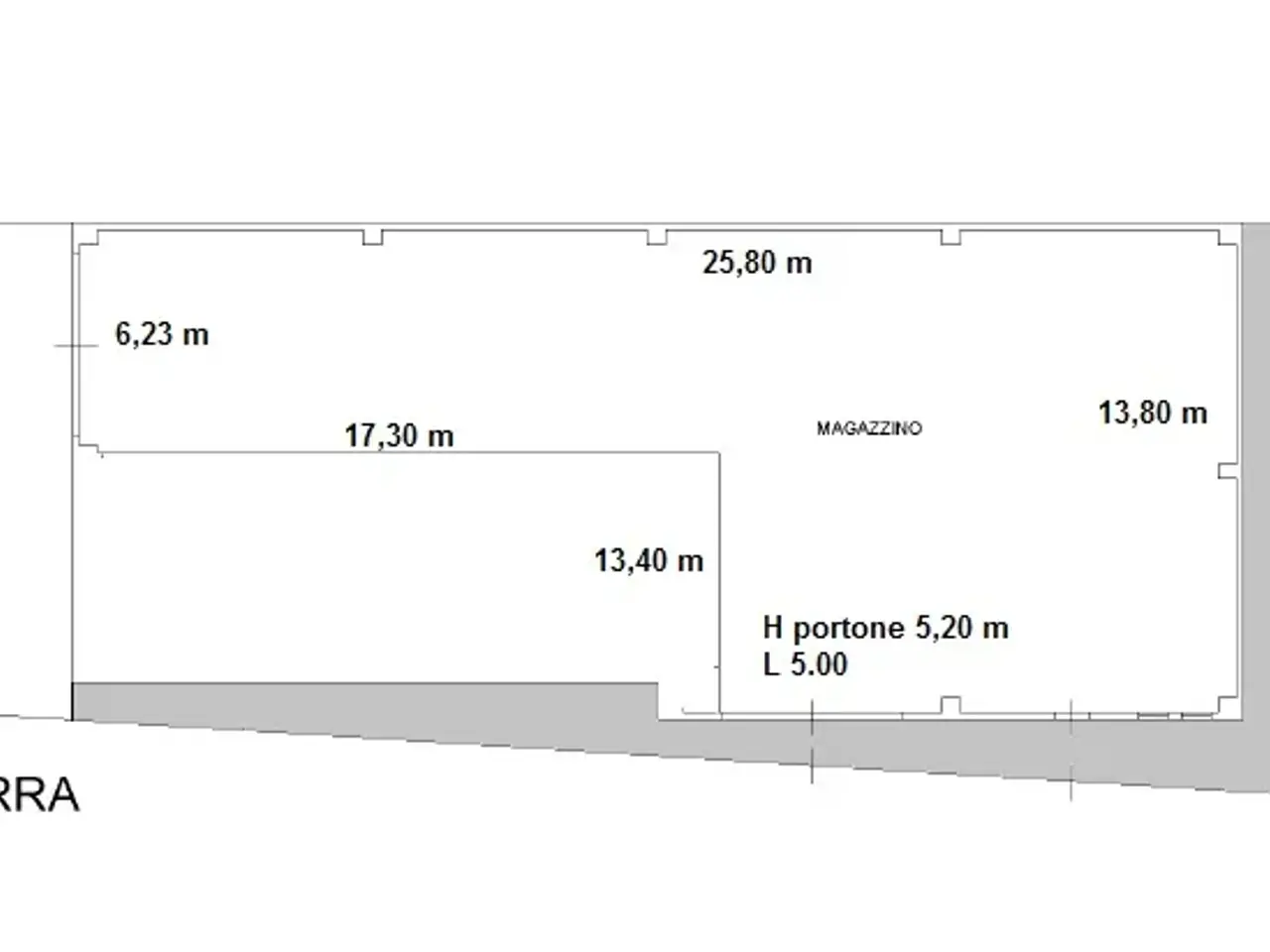 Magazzino in Via Maestri del Lavoro, San Dona' Di Piave, {3} - Planimetria 1