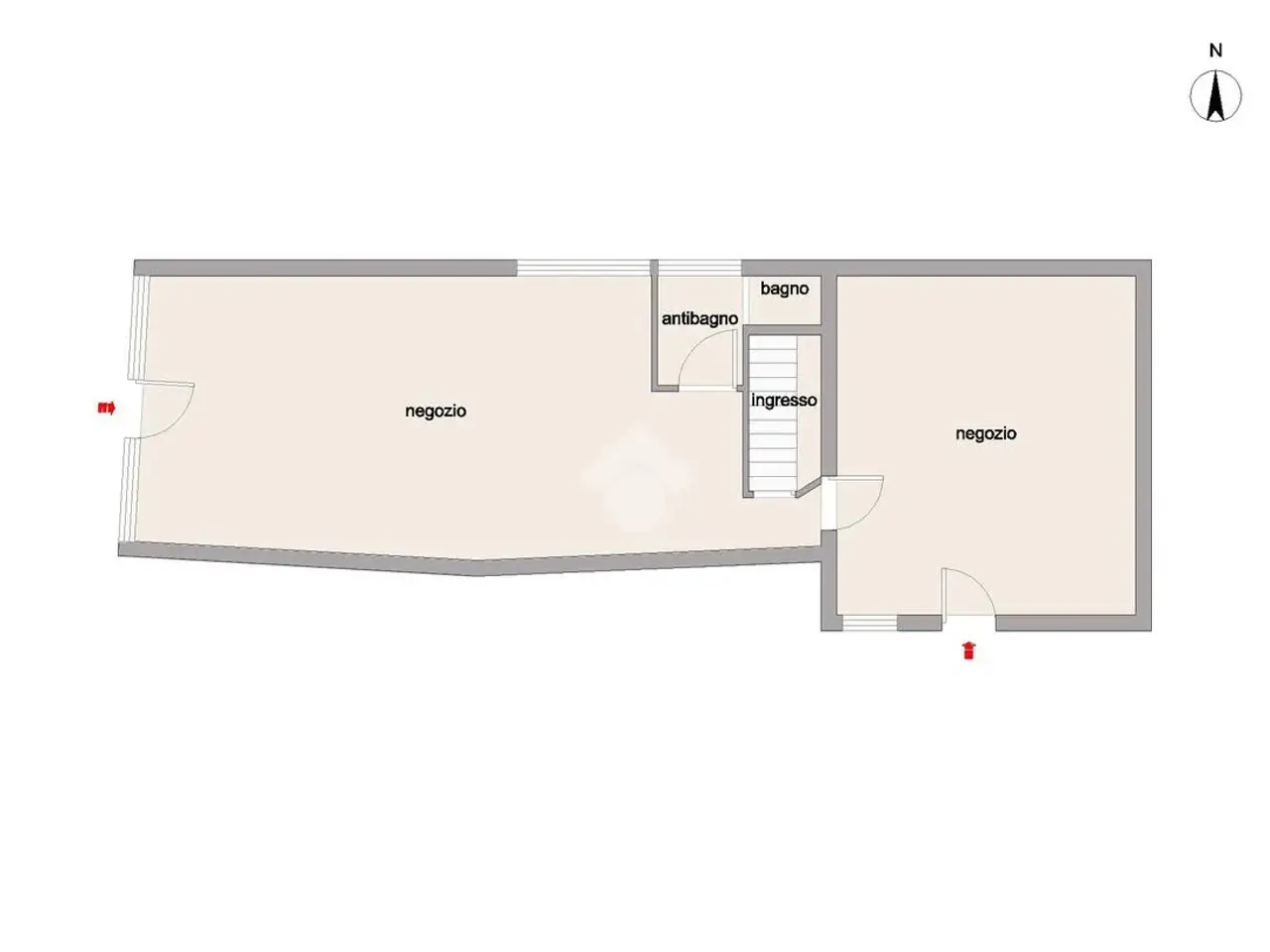 Negozio in Via XX Settembre 26, Tirano, {3} - Planimetria 1