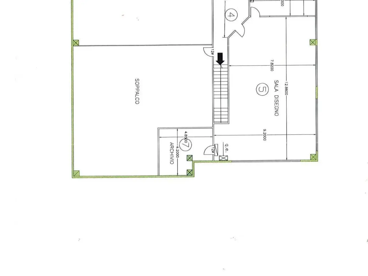 Ufficio in Viale Europa 1, Cascina, {3} - Planimetria 1
