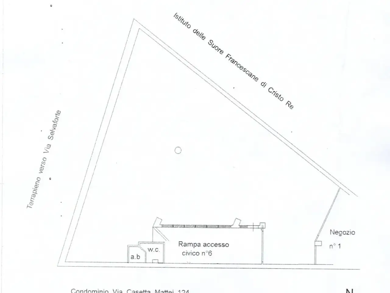 Negozio in Via di Selvaforte 6, Roma, {3} - Planimetria 1