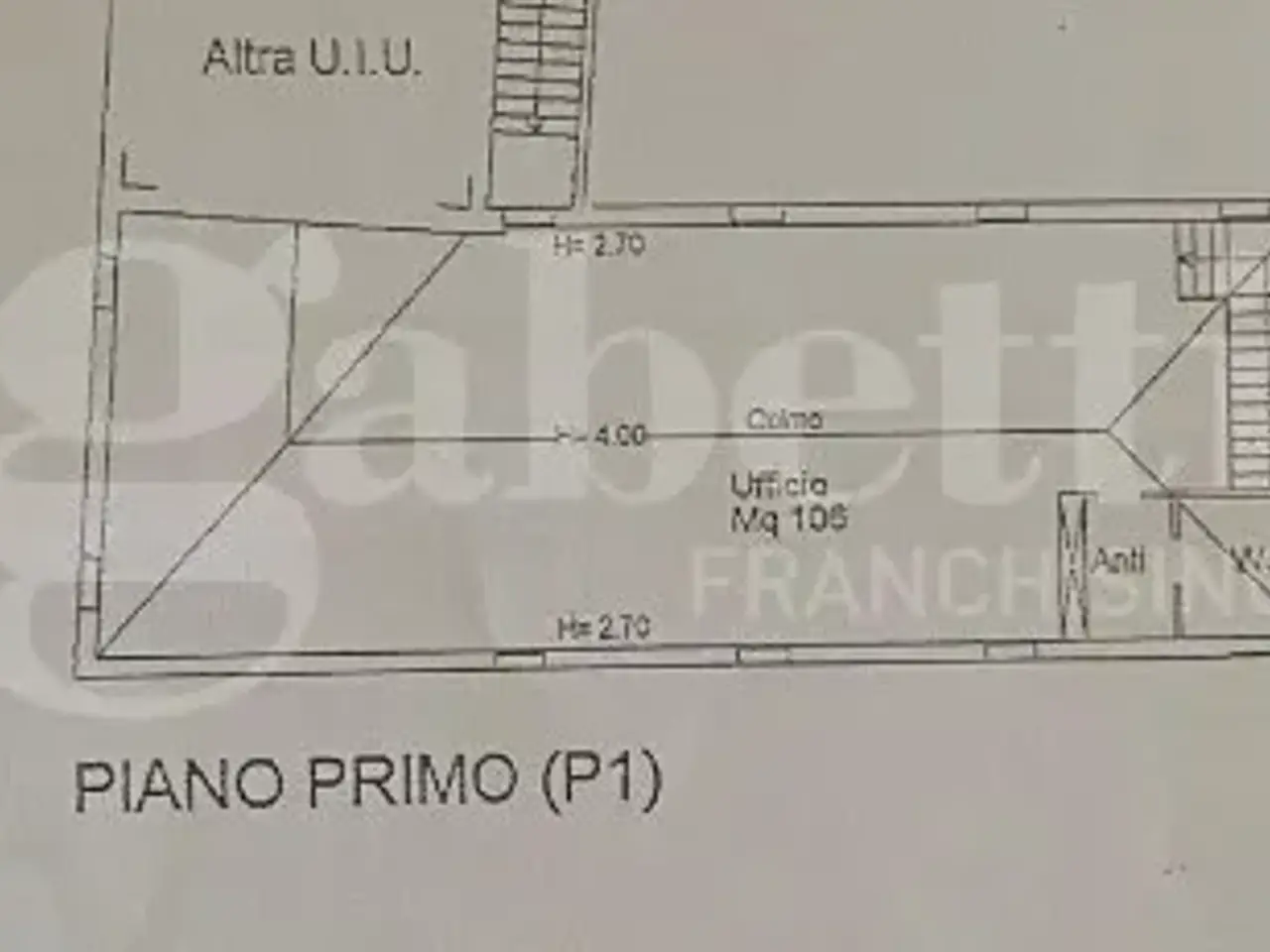 Ufficio in Via Roma 7, Ponzano Veneto, {3} - Planimetria 1