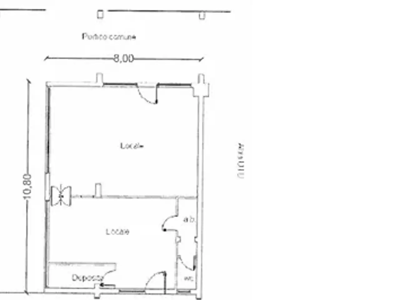 Locale commerciale in Via Antonio Pigafetta, Lecce, {3} - Planimetria 1
