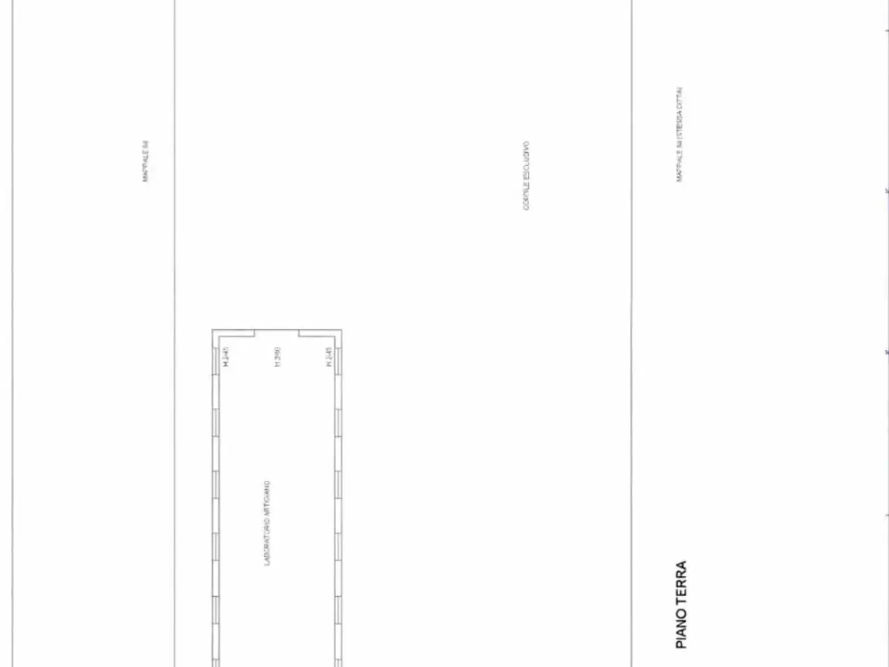 Capannone in Via Santo Stefano 25, Morozzo, {3} - Planimetria 1