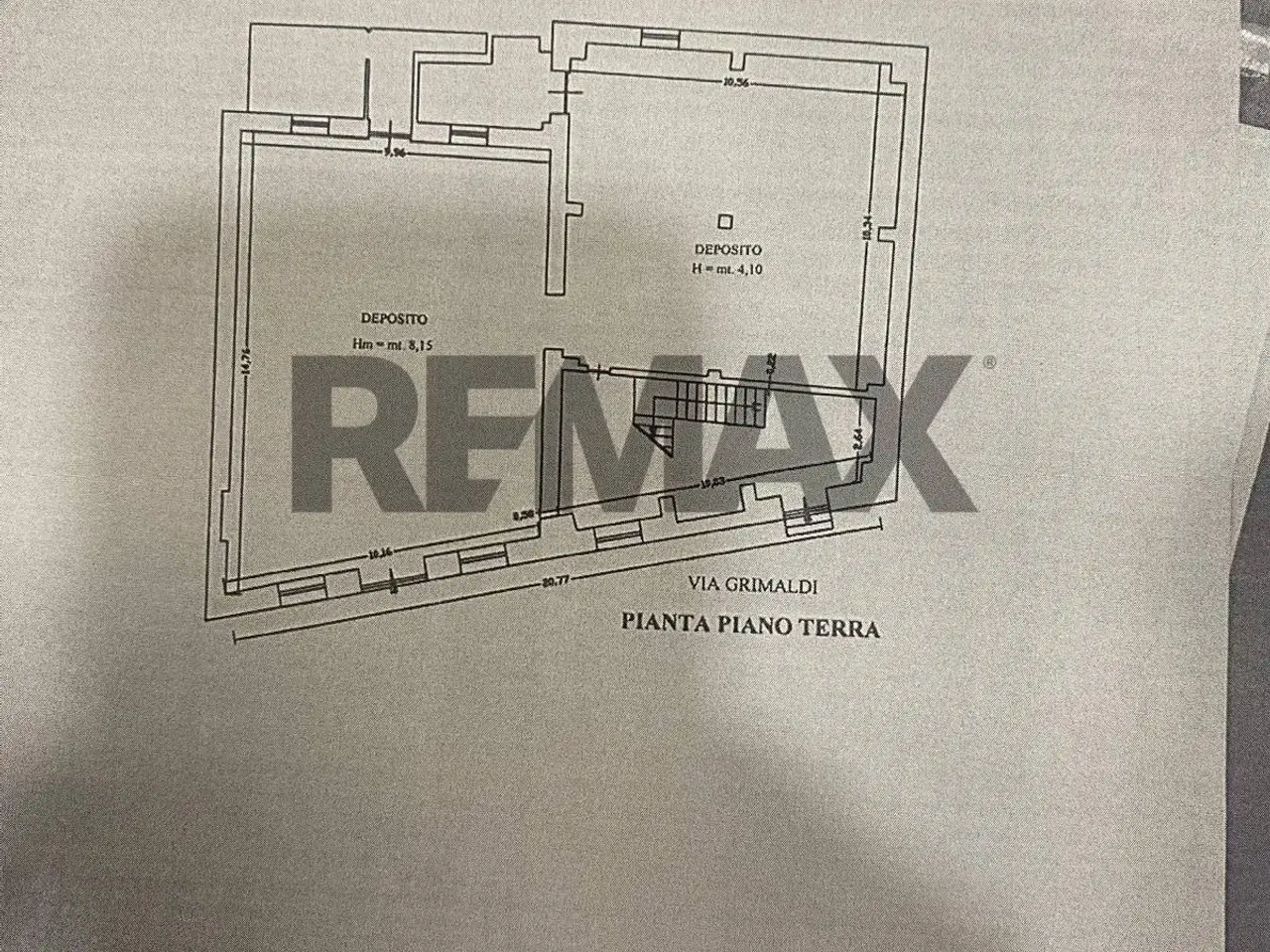 Negozio in Via Grimaldi 45, Catania, {3} - Planimetria 1