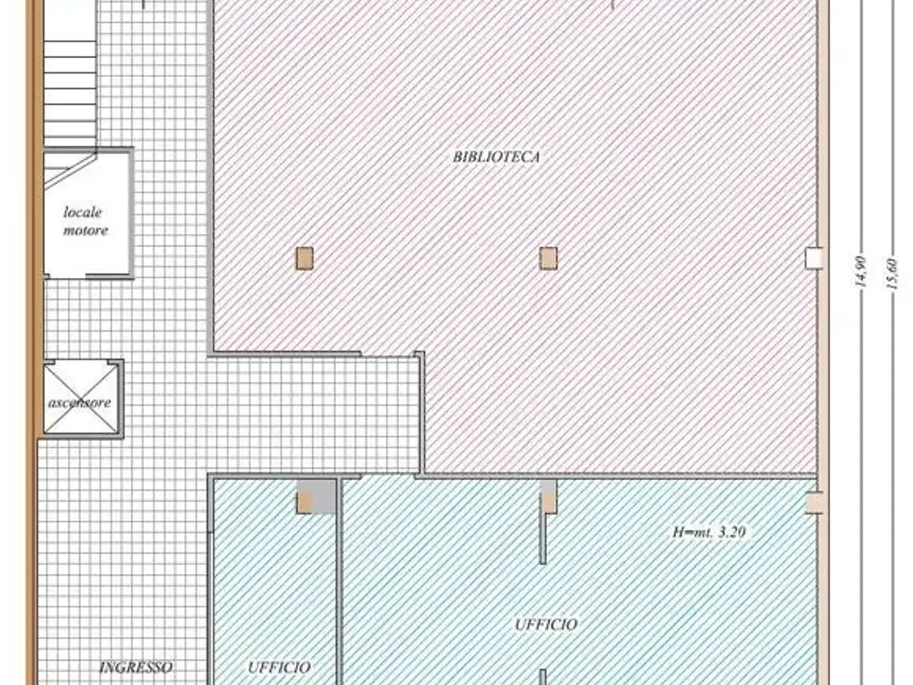 Ufficio in Via Garibaldi, Campobasso, {3} - Planimetria 1