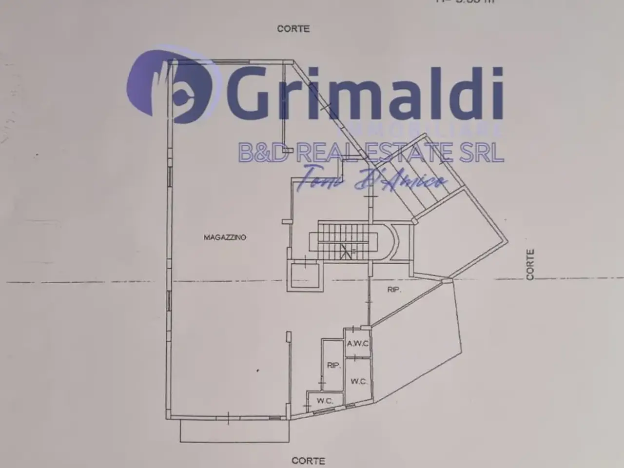 Magazzino in Via dei Mulini  115, Misilmeri, {3} - Planimetria 1