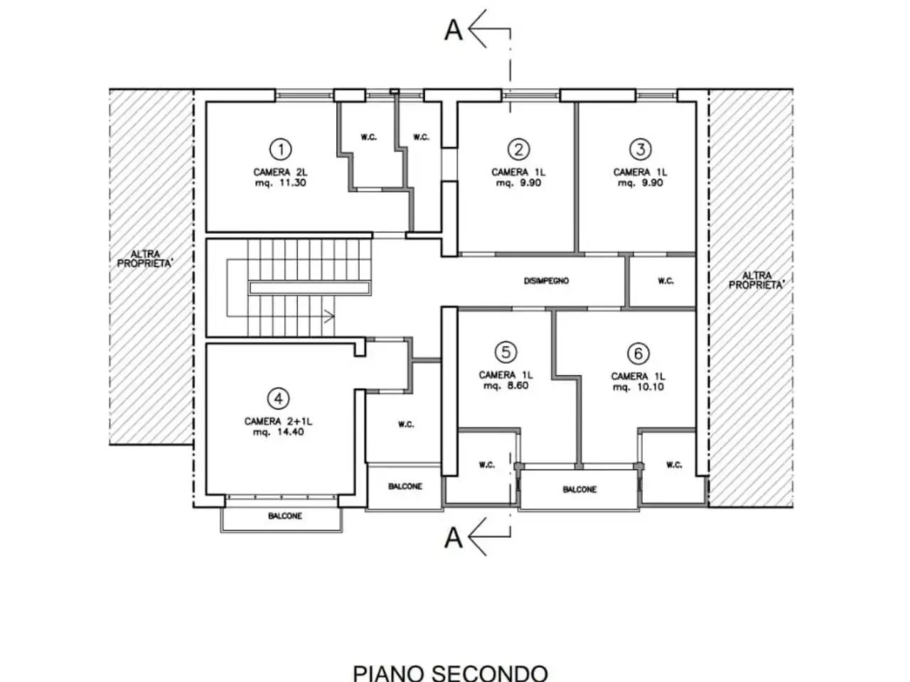 Albergo in , Gabicce Mare, {3} - Planimetria 1