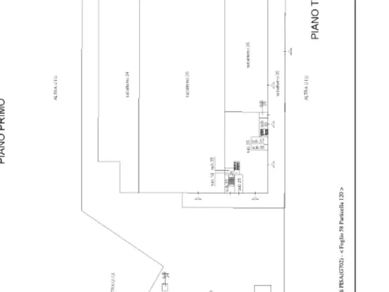 Palazzina commerciale in Via Bracci Torsi 24, Pisa, {3} - Planimetria 1