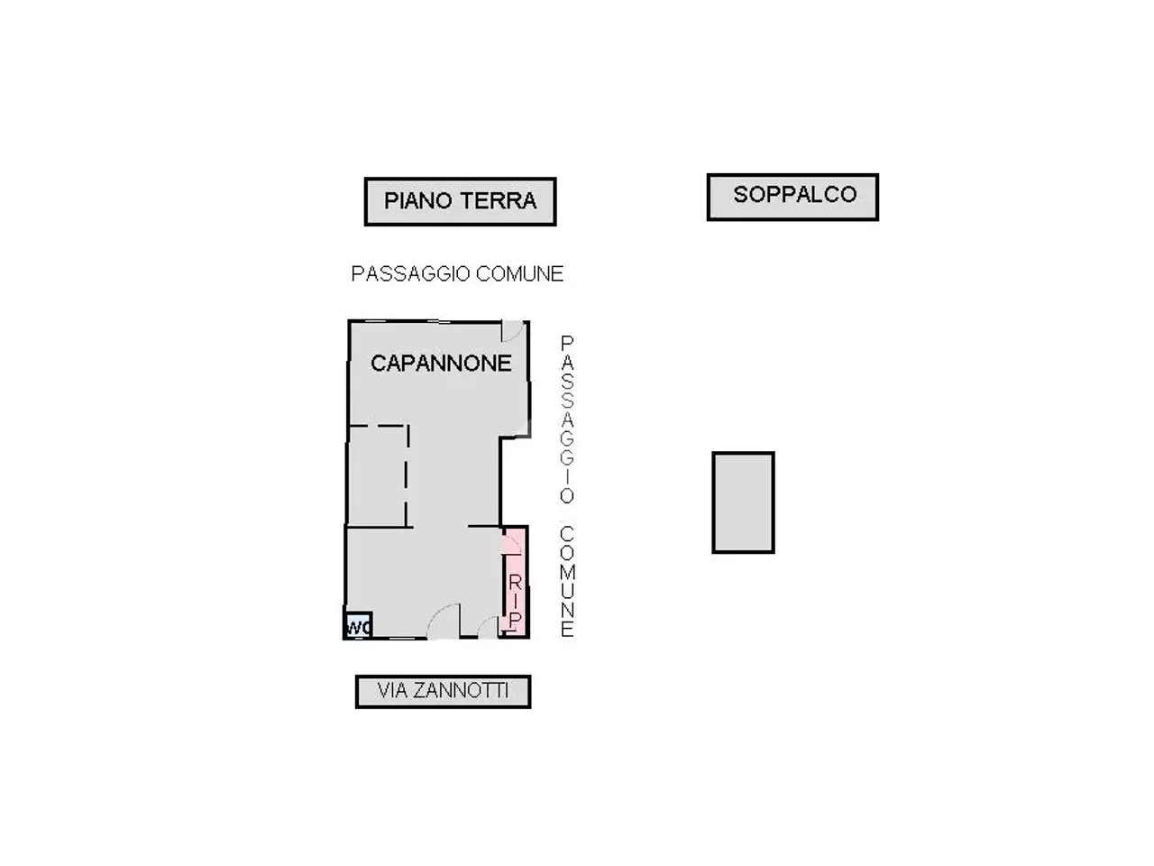 Capannone in Via Michele Zannotti 207, San Severo, {3} - Planimetria 1