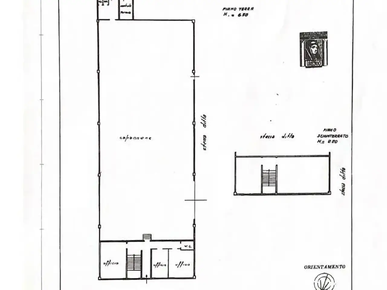 Capannone in , San Giuliano Milanese, {3} - Planimetria 1