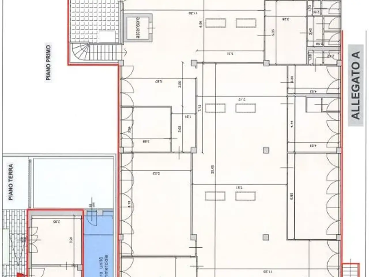 Showroom in Via Galeno 6, Corsico, {3} - Planimetria 1