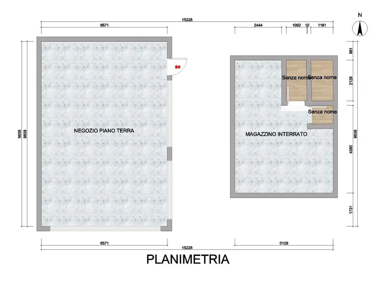 Negozio in Via Roma 39, Cittadella, {3} - Planimetria 1