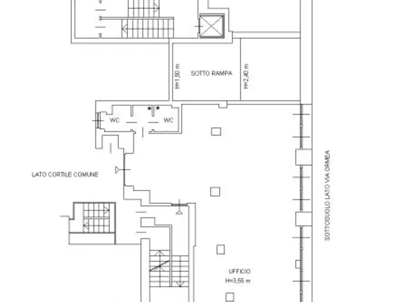 Ufficio in Via San Pio V 30/Bis, Torino, {3} - Planimetria 1