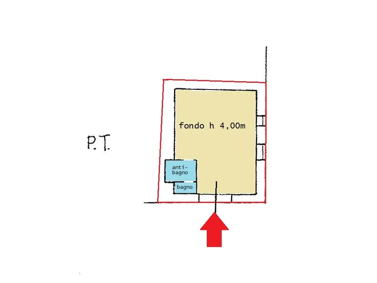 Locale commerciale in , Lucca, {3} - Planimetria 1