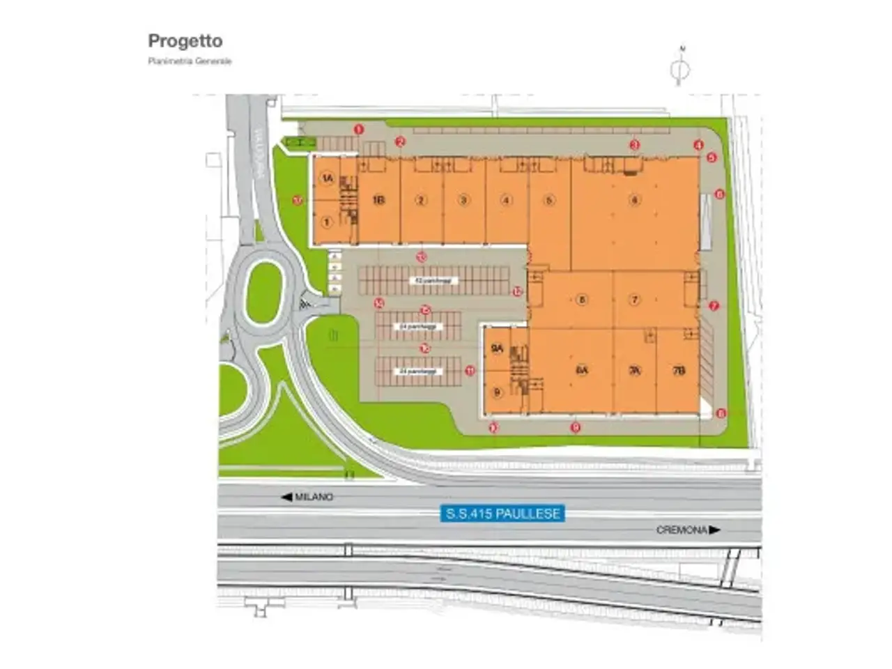 Ufficio in Via Liguria, Peschiera Borromeo, {3} - Planimetria 1