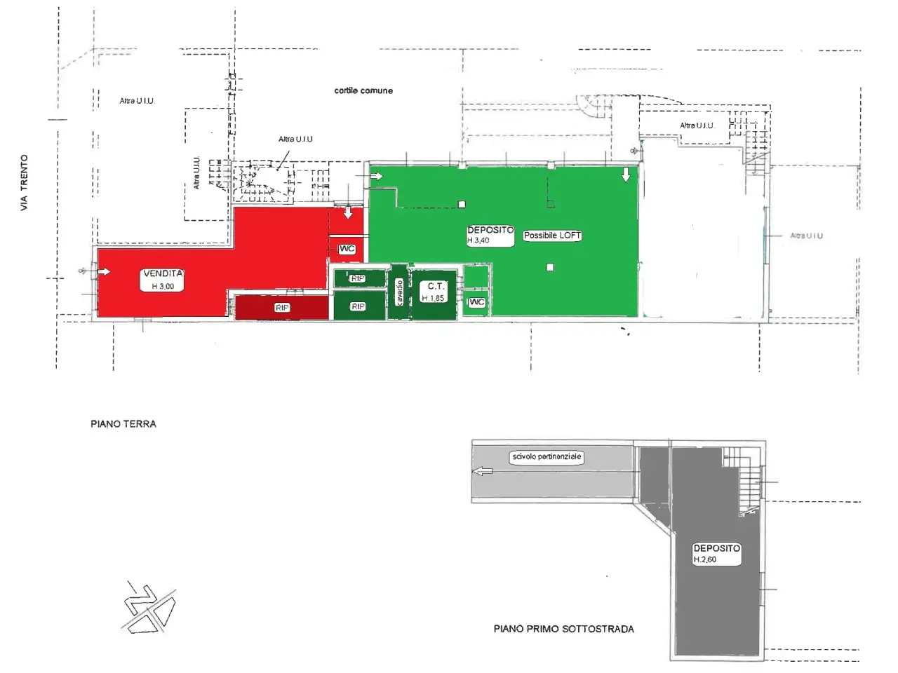 Locale commerciale in Via XXIV Maggio, Mariano Comense, {3} - Planimetria 1