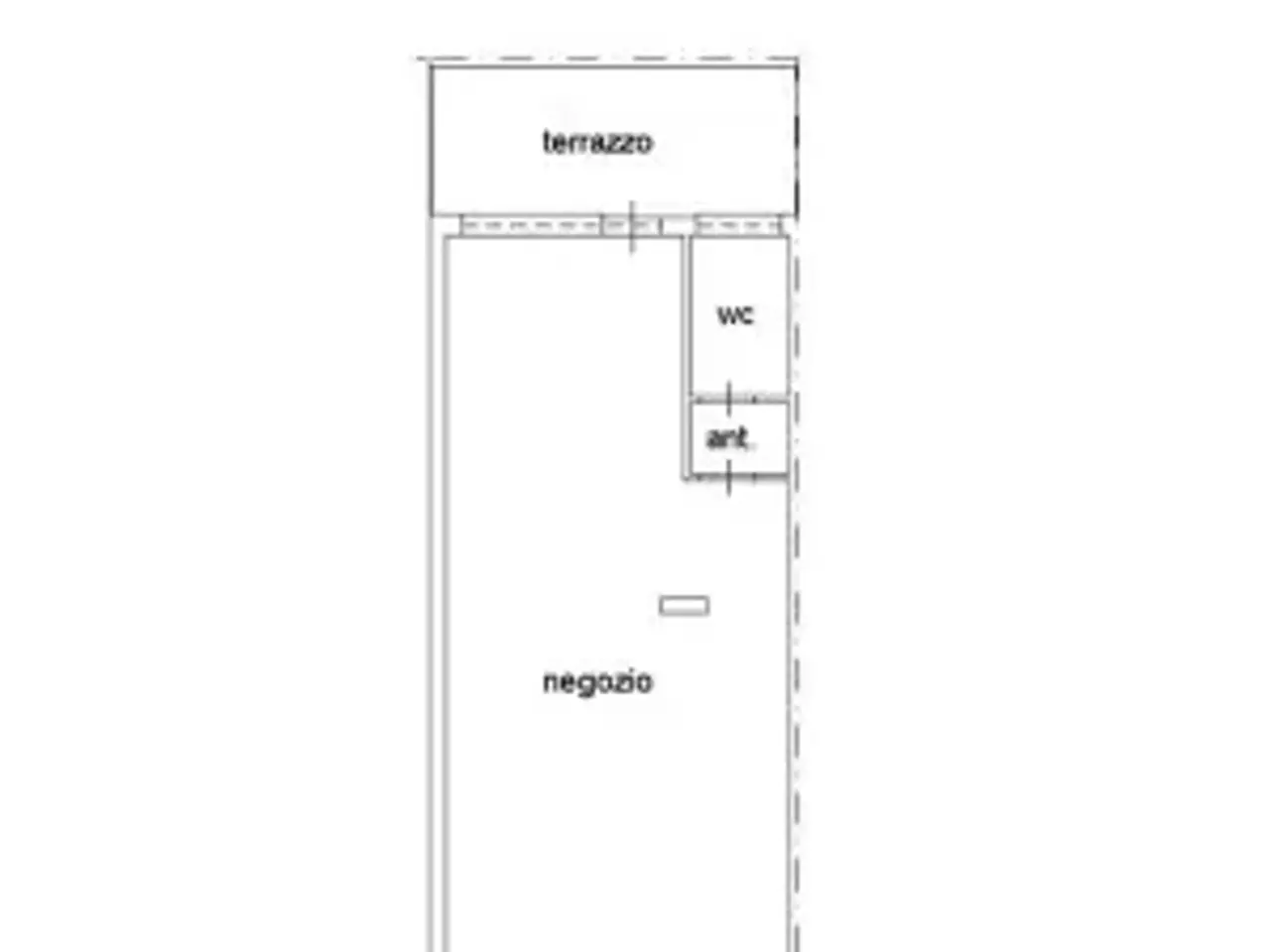 Negozio in Via Enzo Estrafallaces 22, Lecce, {3} - Planimetria 1