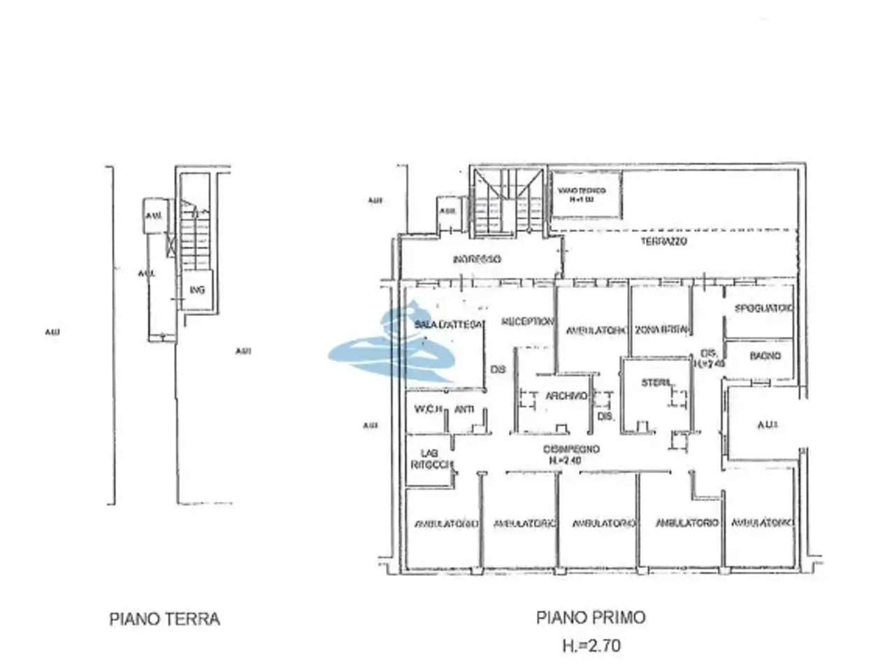Ufficio in Via Ubaldo Comandini 4, Ravenna, {3} - Planimetria 1
