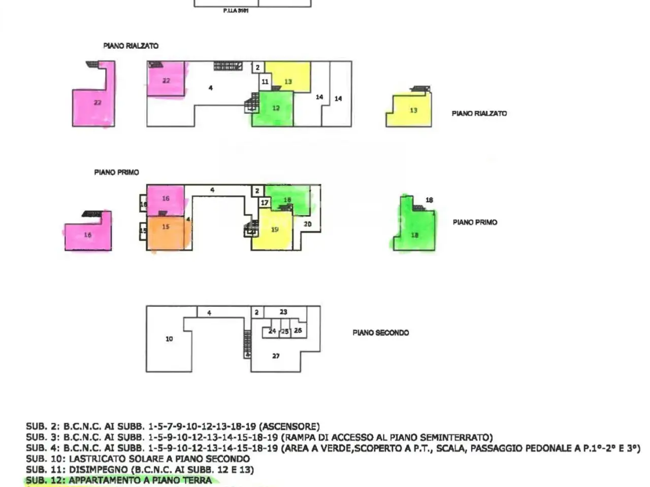 Albergo in Porta San Biagio, Lecce, {3} - Planimetria 1