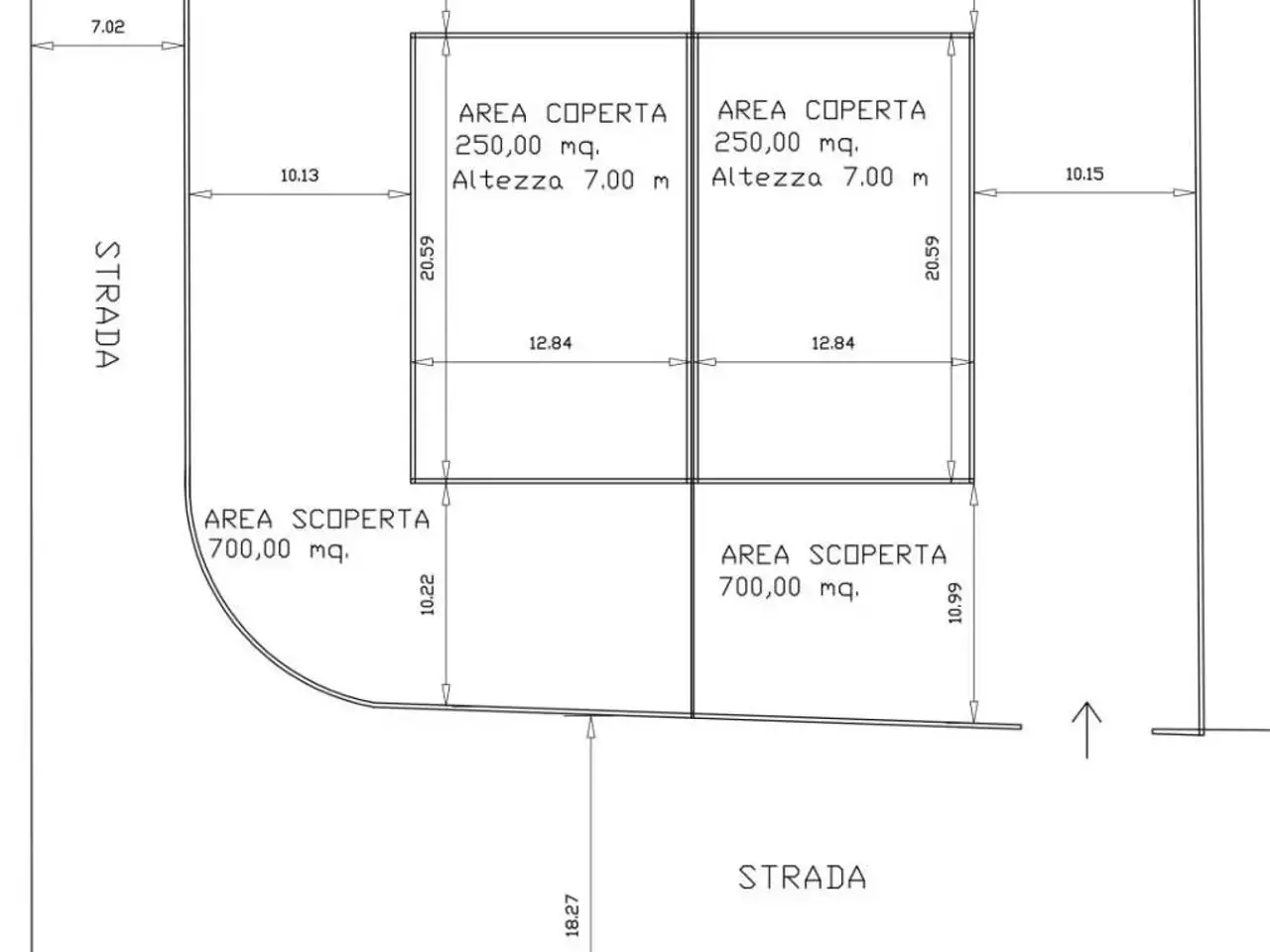 Terreno edificabile in Via Nazionale, Liveri - Planimetria 1