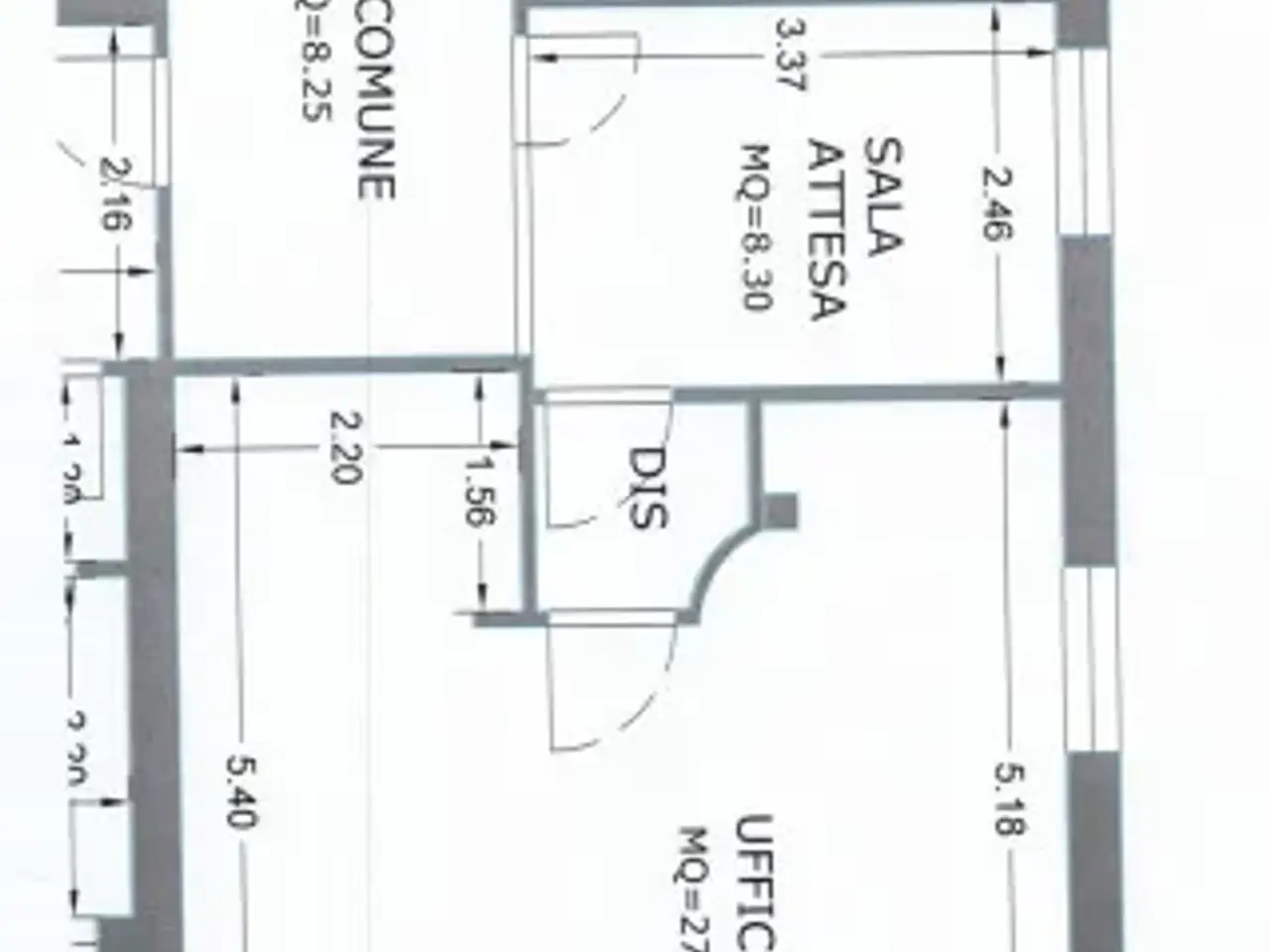 Ufficio in Via San Marco 510, Lucca, {3} - Planimetria 1