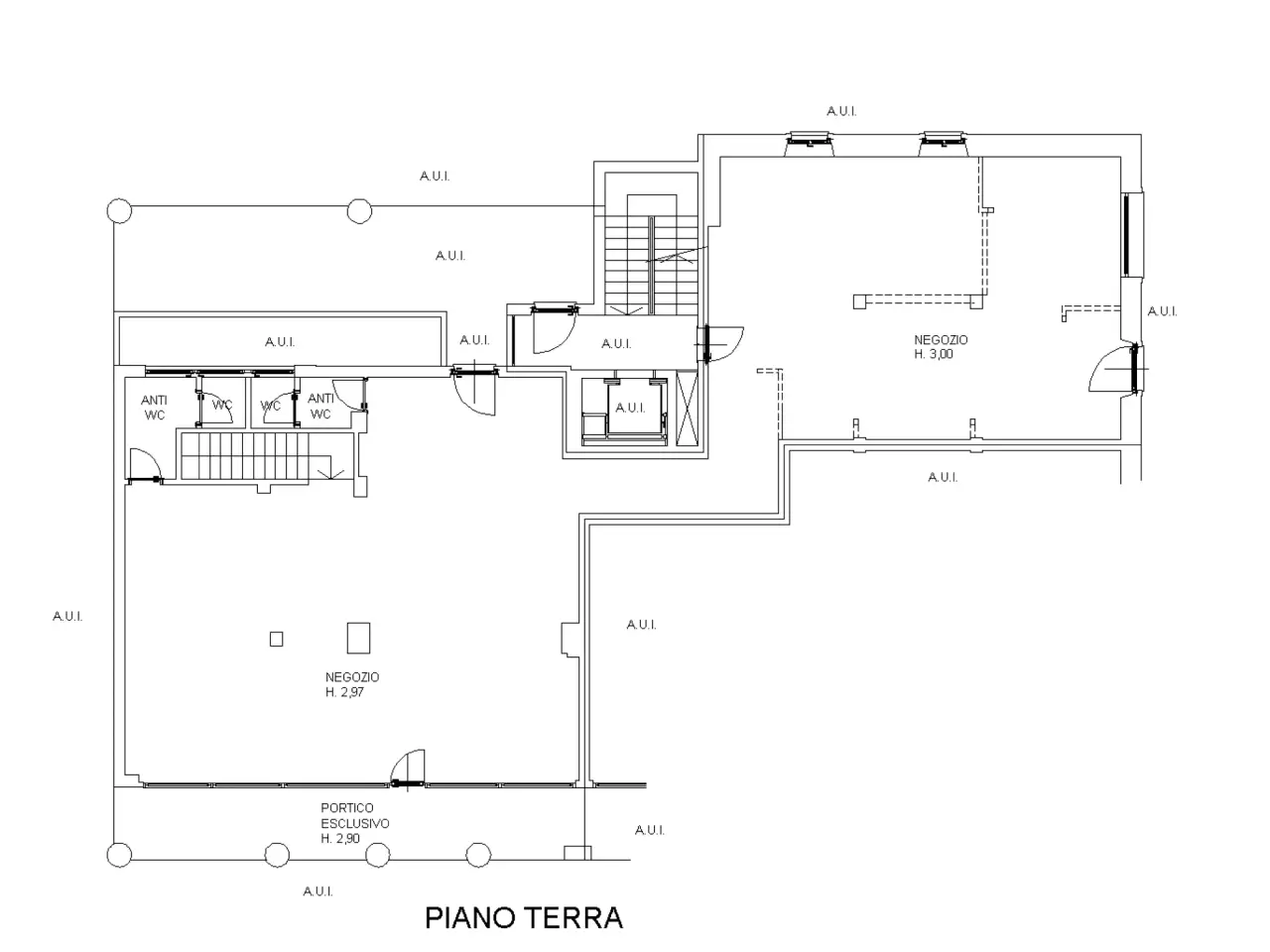 Palazzina commerciale in Piazzale Europa  79, Sarezzo, {3} - Planimetria 1