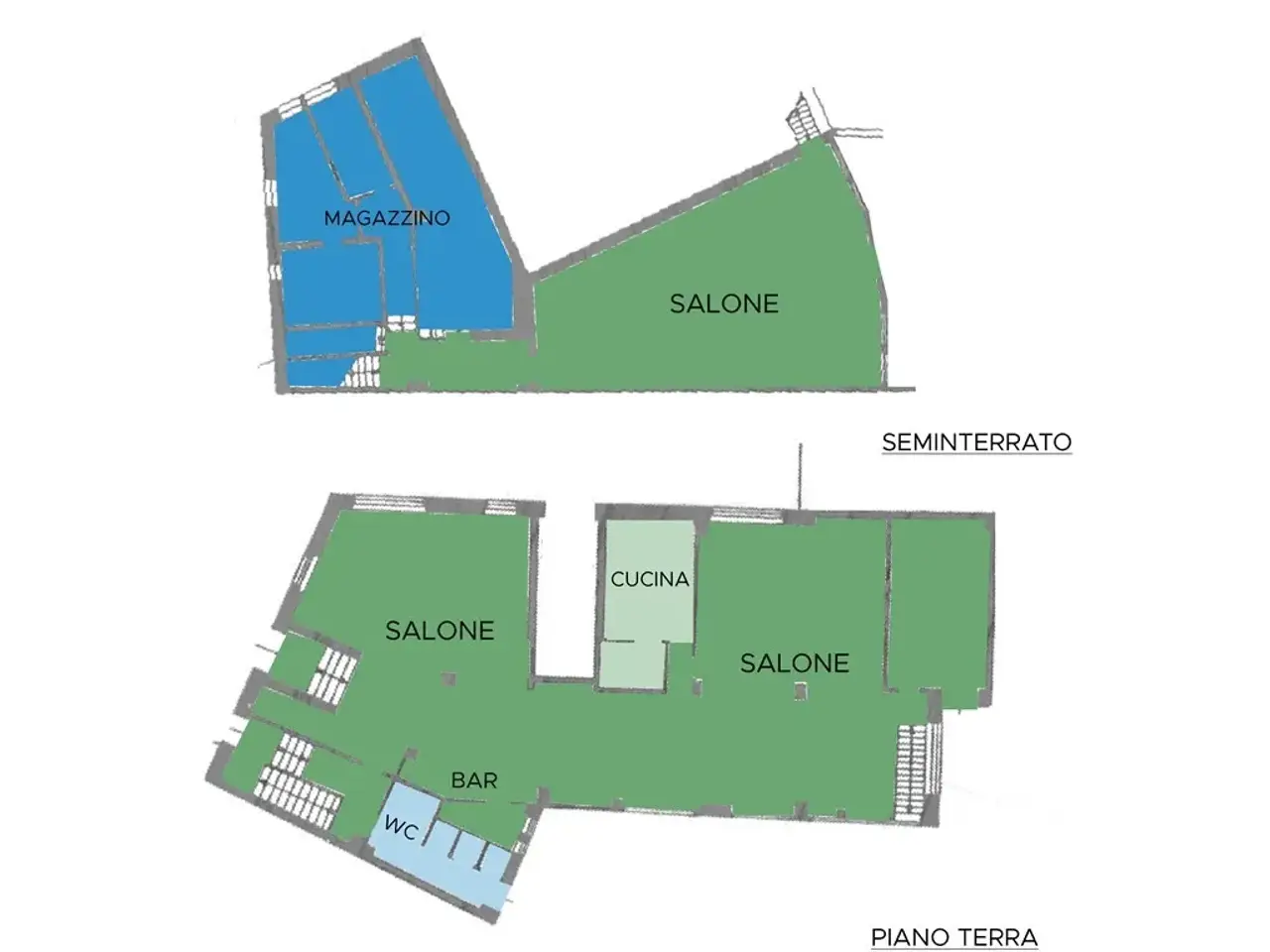 Negozio in Via San Gerardo 9, Monza, {3} - Planimetria 1