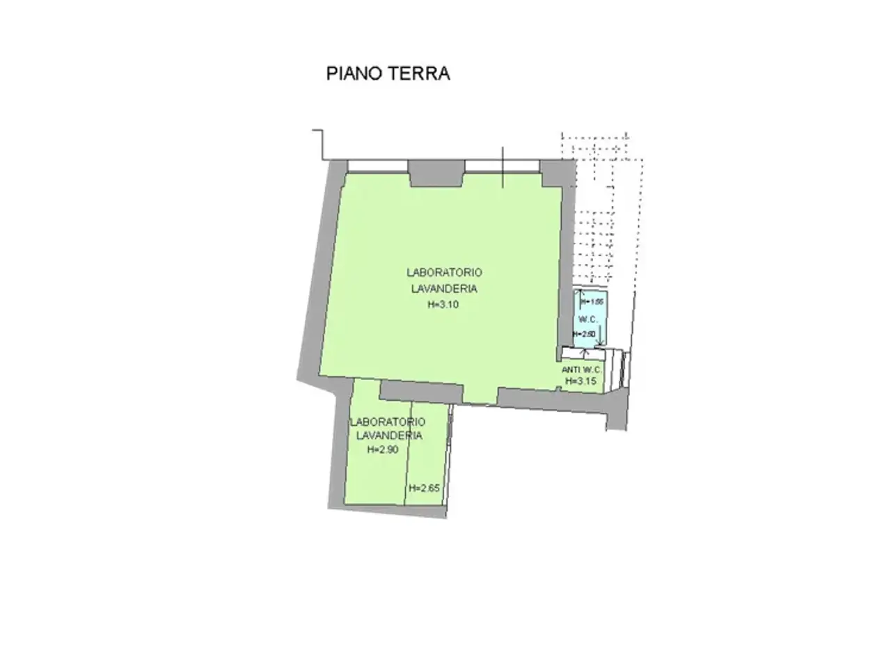 Negozio in Via Matteotti 77, Todi, {3} - Planimetria 1