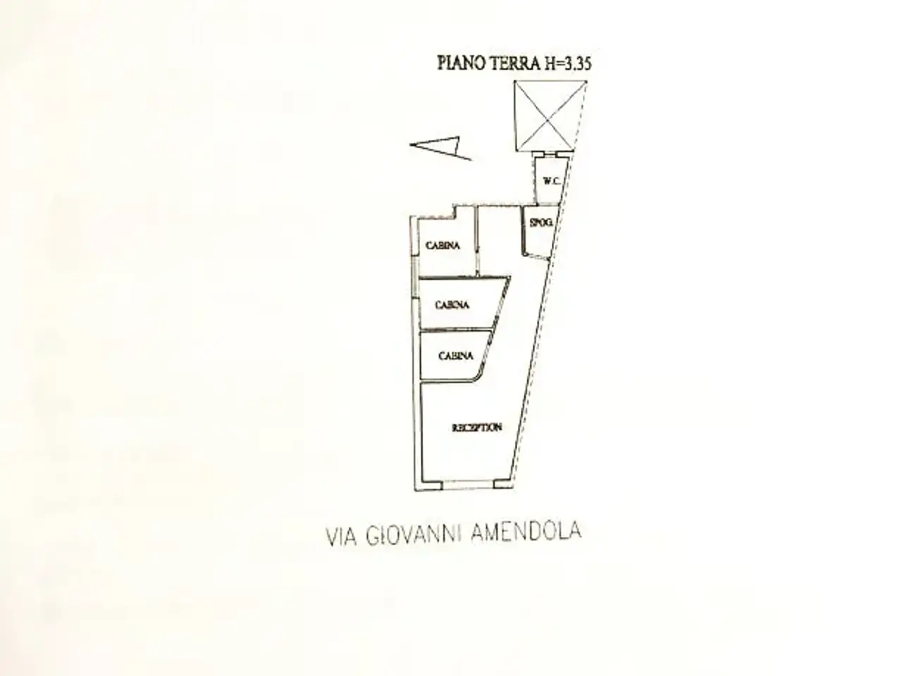 Laboratorio in Via Giovanni  Amendola, Copertino, {3} - Planimetria 1