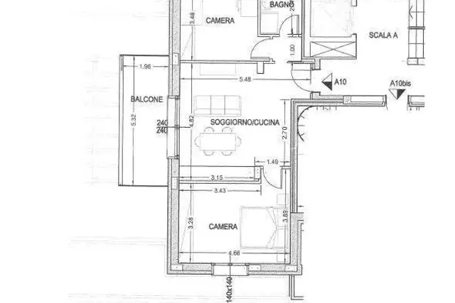 Dreizimmerwohnung in {3}, Via Salvo d'Acquisto - Foto 1