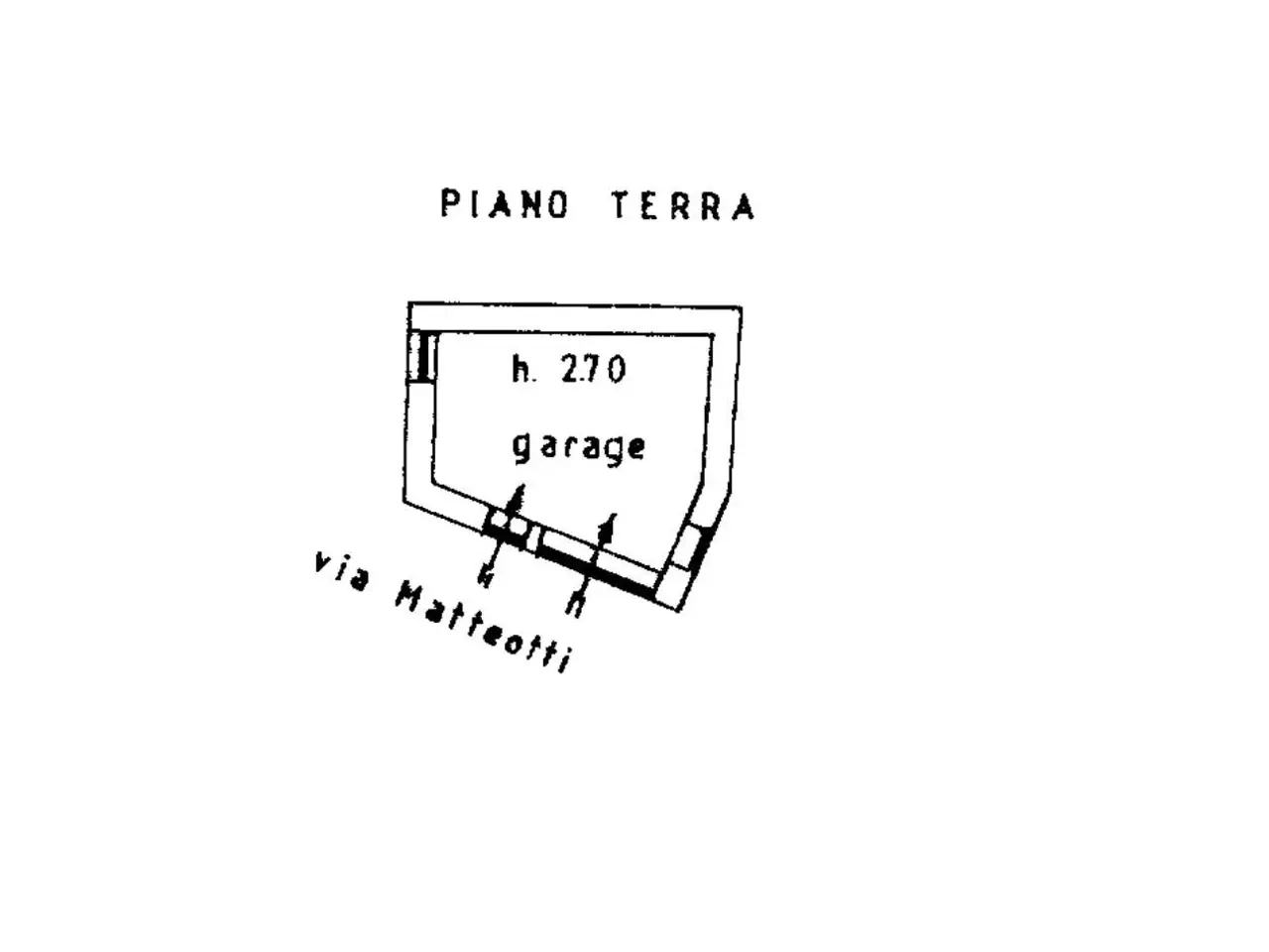 Magazzino in Piazza della Libertà Snc, Seborga, {3} - Planimetria 1