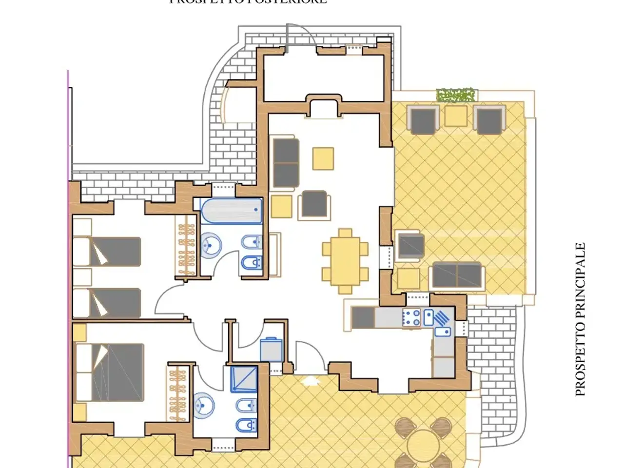 Villa in vendita, Contrada Torremare, Pisticci - Planimetria 1