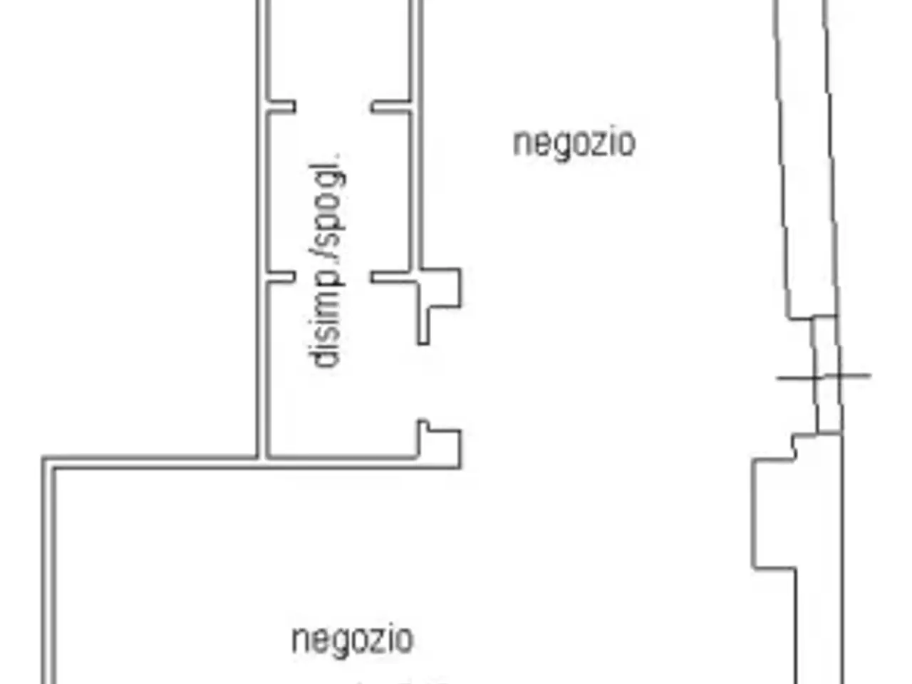 Negozio in Corso Matteotti 54, Valenza, {3} - Planimetria 1