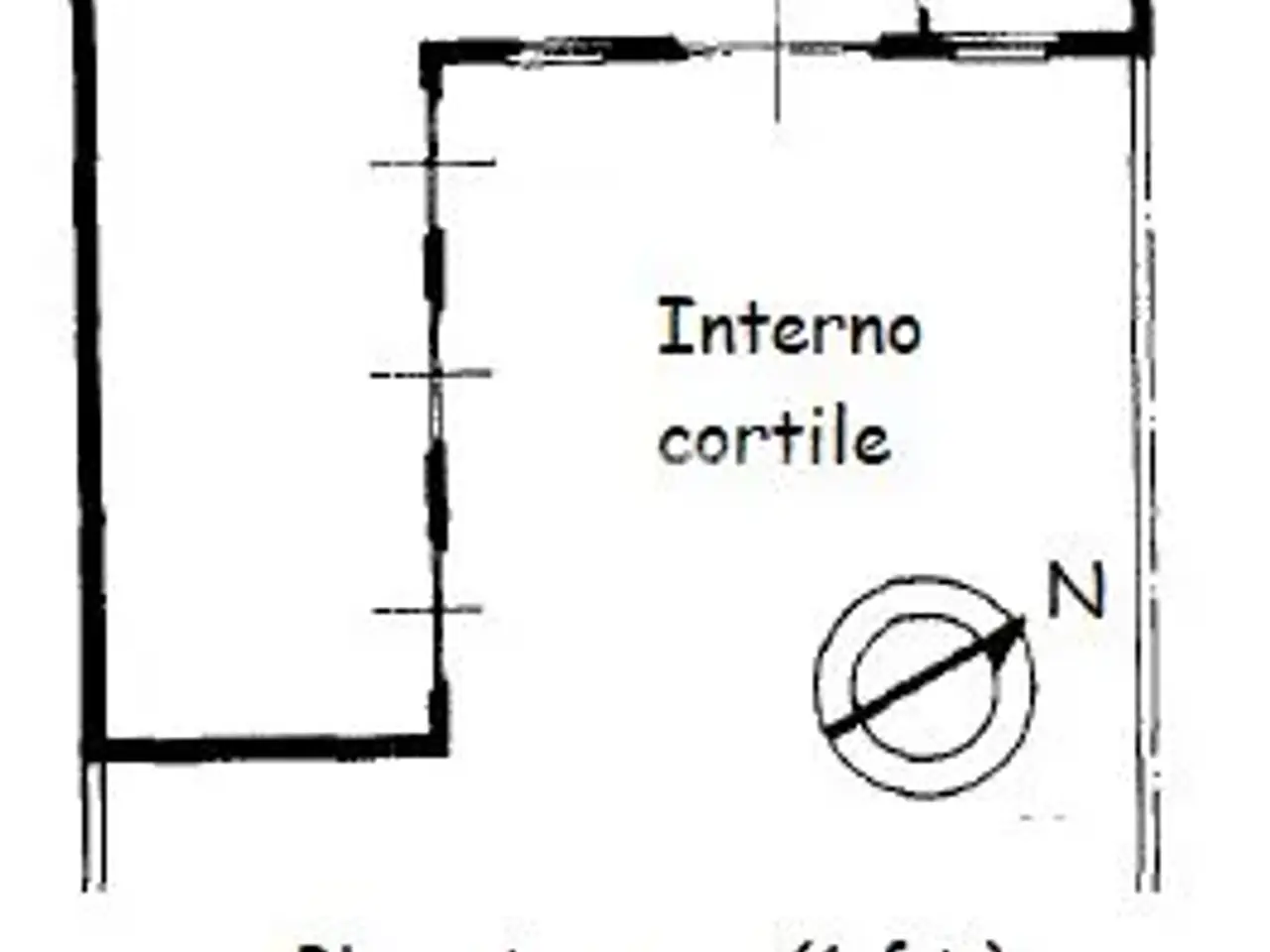 Negozio in Via Massena 52, Torino, {3} - Planimetria 1