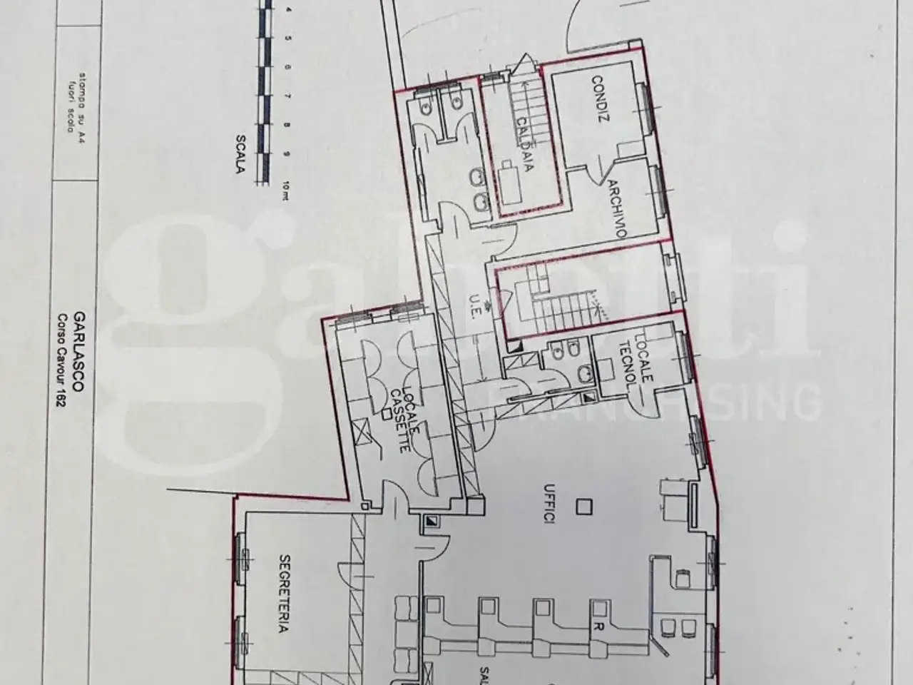 Ufficio in Corso Cavour 162, Garlasco, {3} - Planimetria 1