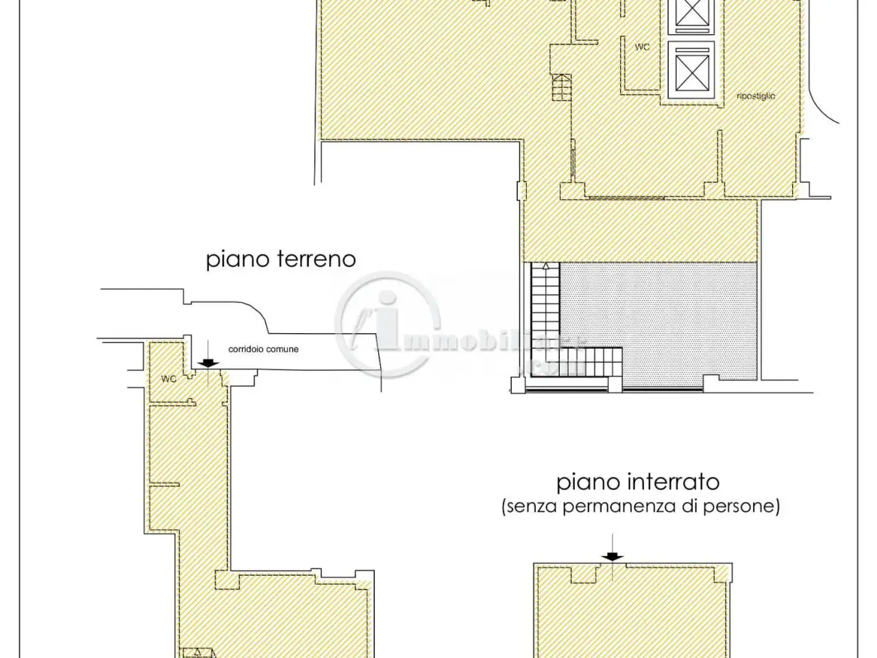 Negozio in Piazza Giuseppe Missori, Milano, {3} - Planimetria 1