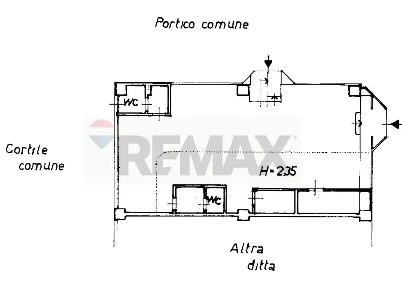 Negozio in Viale Milanofiori Strada 3, Assago, {3} - Planimetria 1