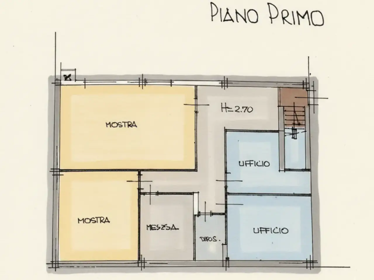 Capannone in , Altopascio, {3} - Planimetria 1
