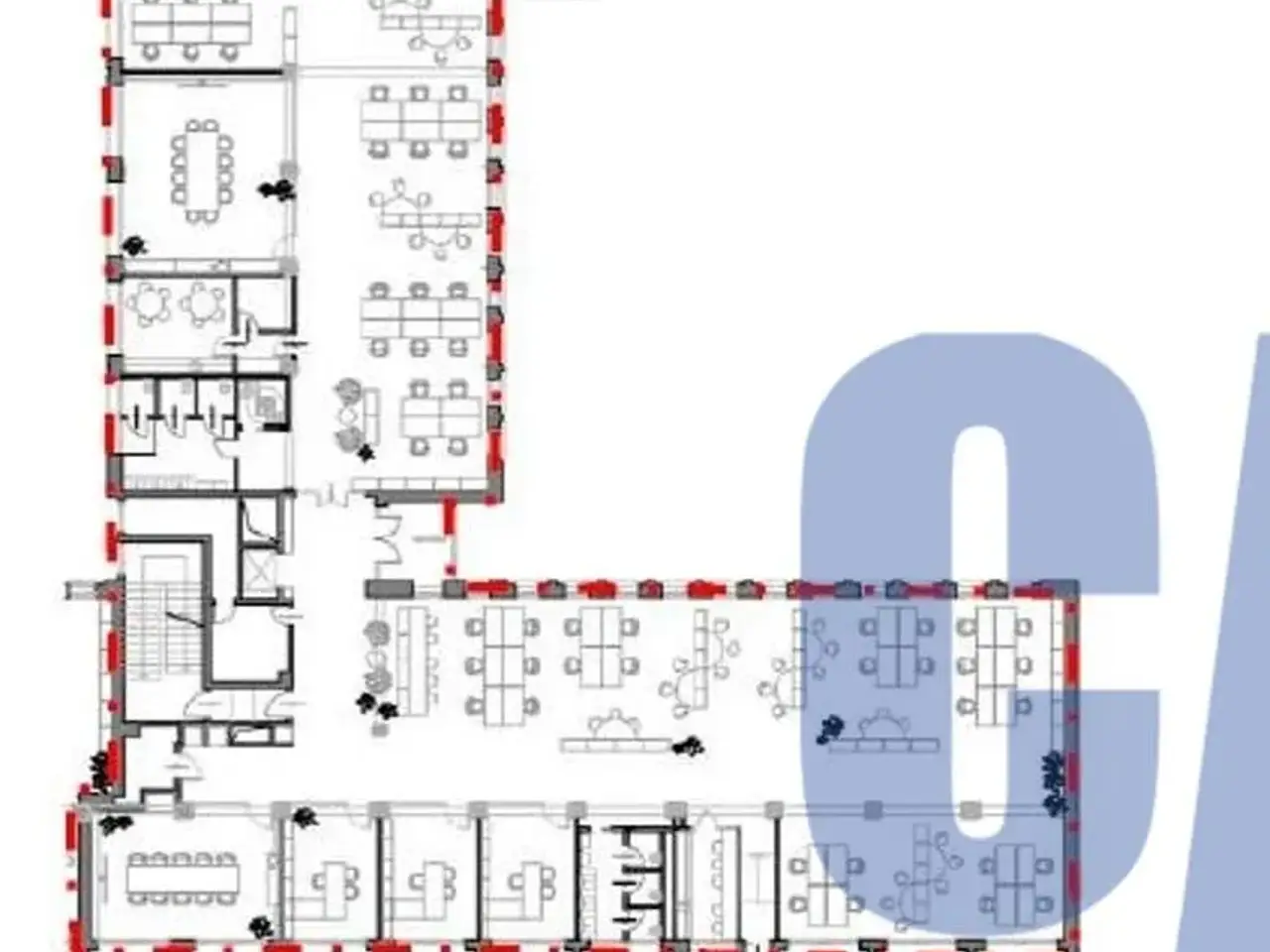 Ufficio in Via Milano, San Donato Milanese, {3} - Planimetria 1