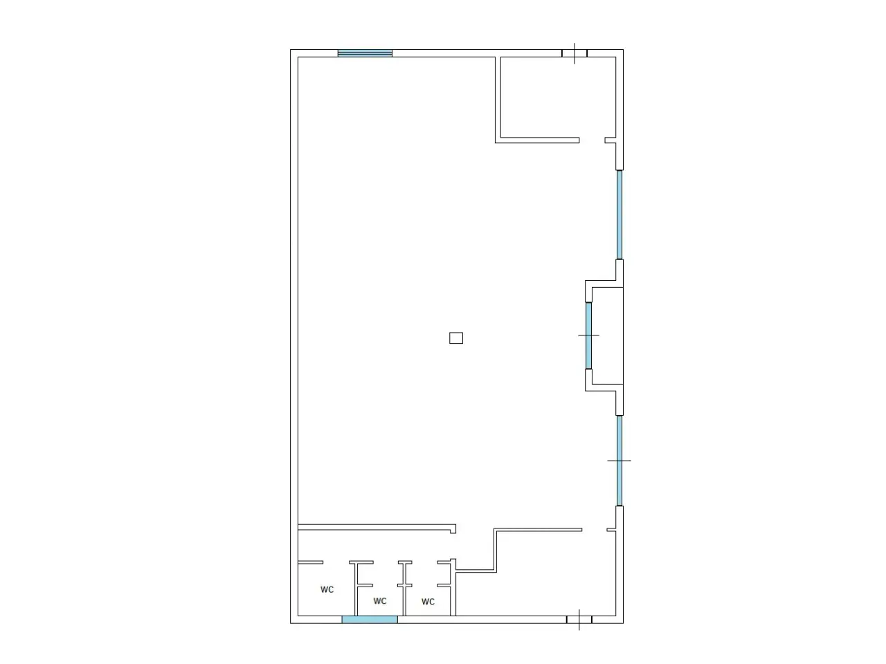 Negozio in Via della Gogna 44, Aprilia, {3} - Planimetria 1