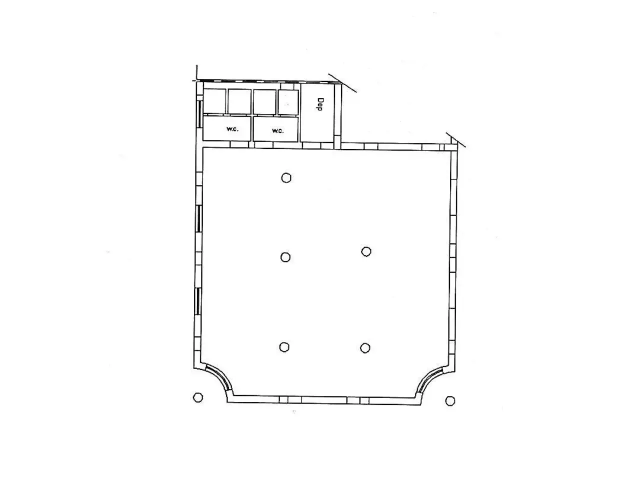 Negozio in Via Salvatore Quasimodo 61, San Nicola La Strada, {3} - Planimetria 1