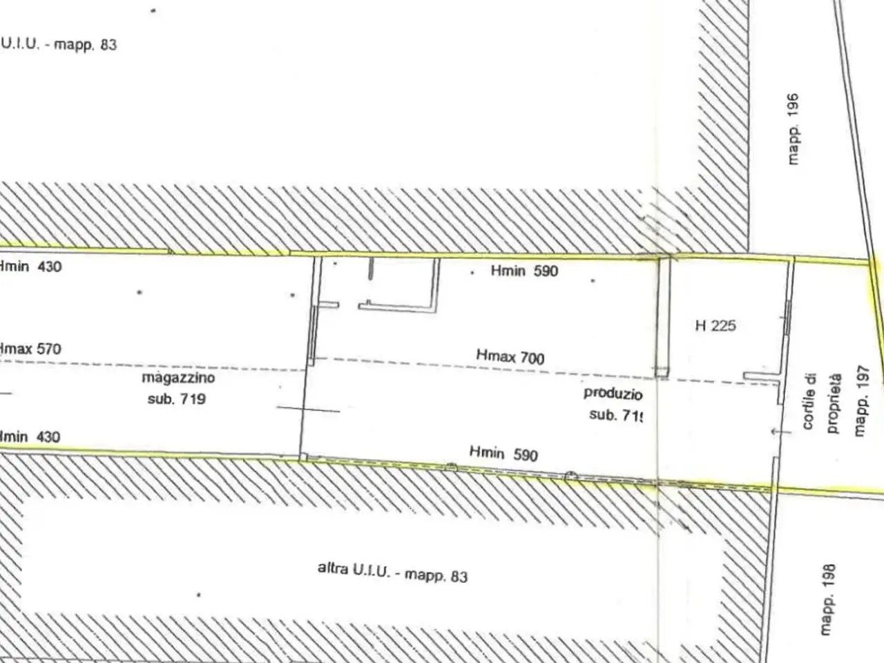 Capannone in Via Parabiago 225, Busto Garolfo, {3} - Planimetria 1