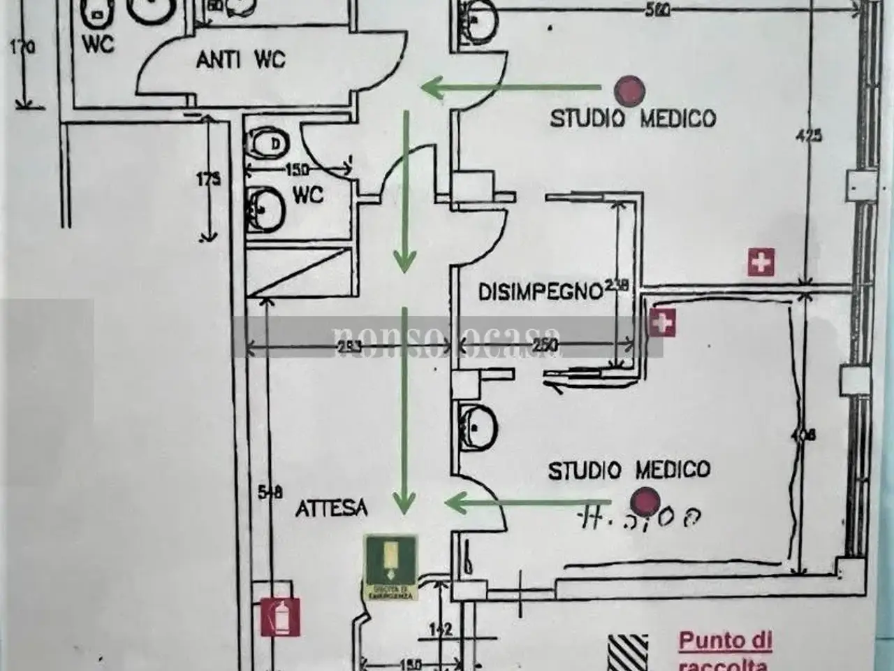 Ufficio in Via Nazzareno Cristofani 1414, Perugia, {3} - Planimetria 1