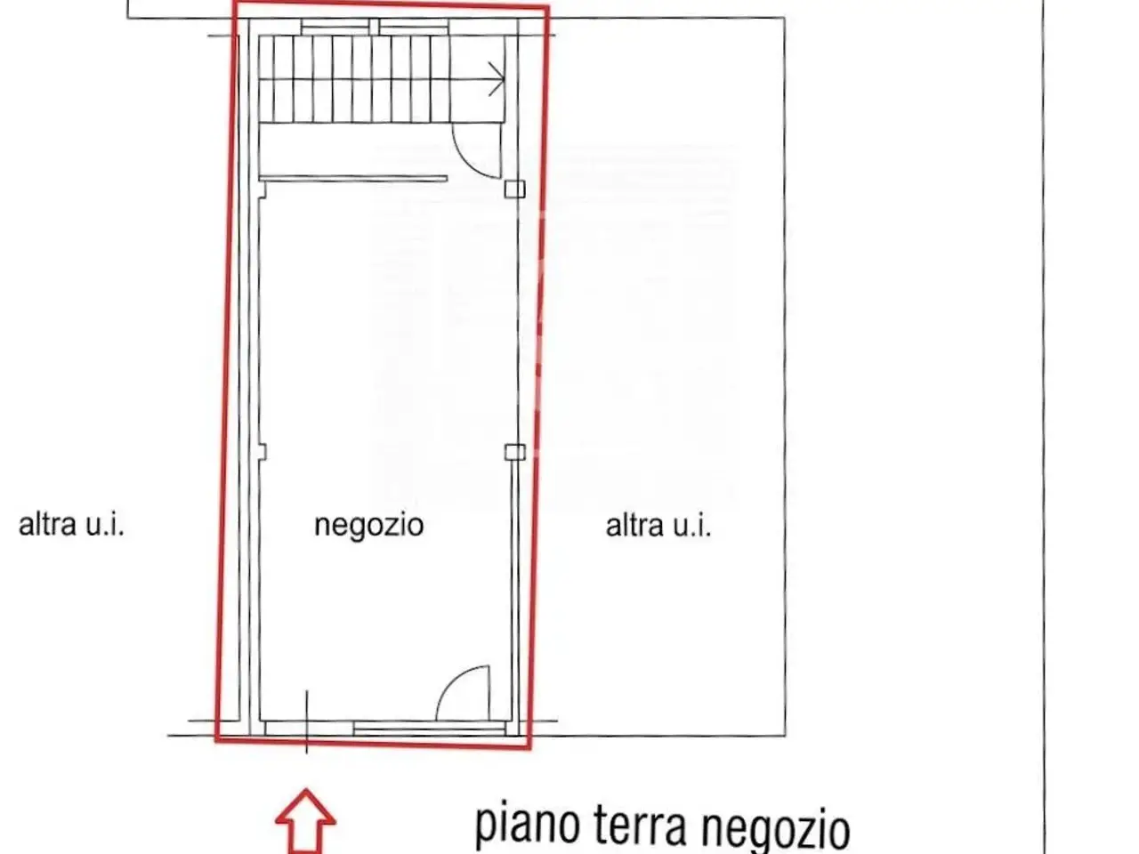 Negozio in Via Crocioni 1, Albinea, {3} - Planimetria 1