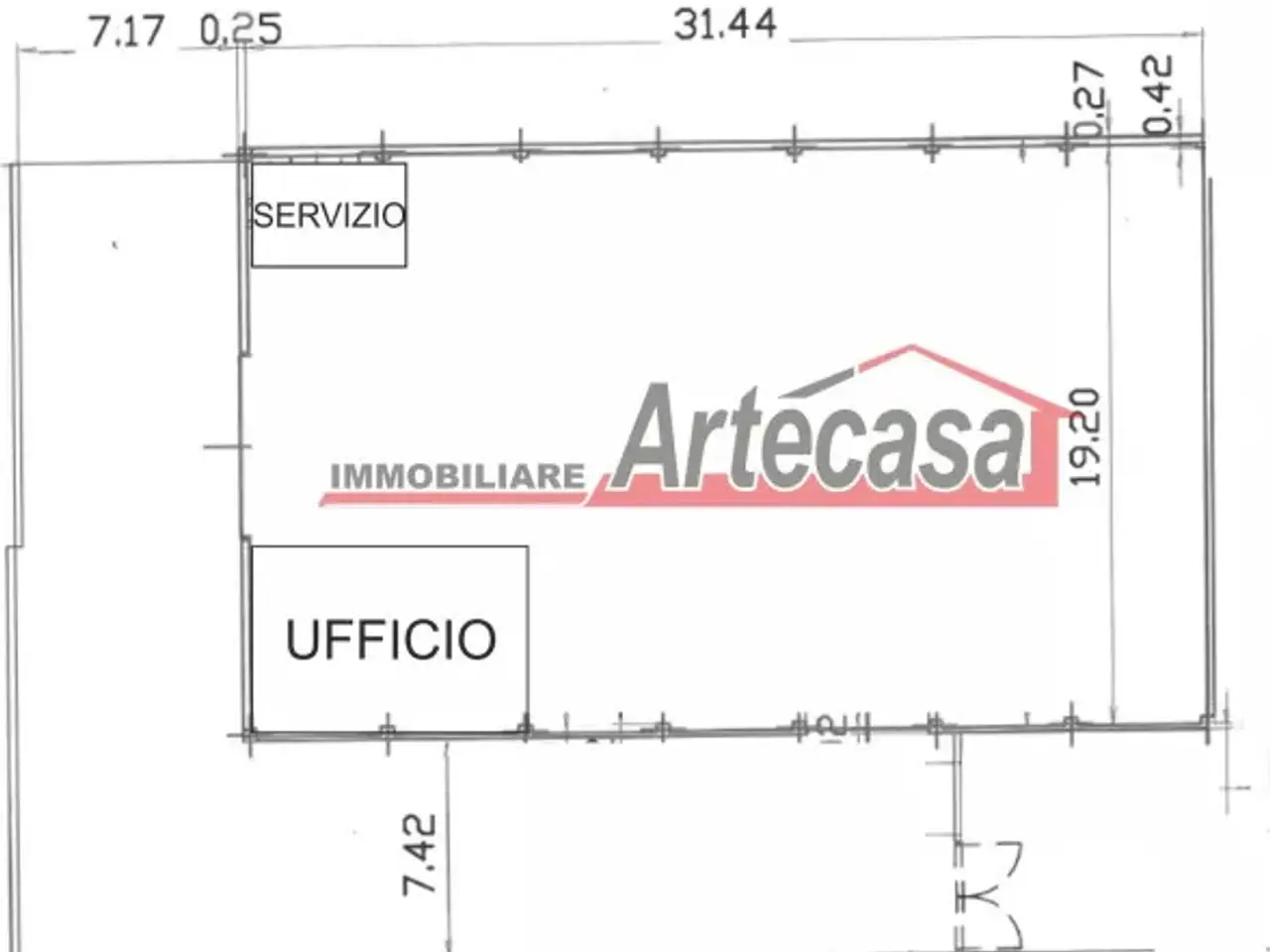 Capannone in Via Adua, Reggio Emilia, {3} - Planimetria 1