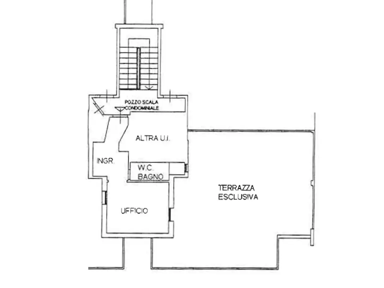 Ufficio in Viale Europa, Firenze, {3} - Planimetria 1