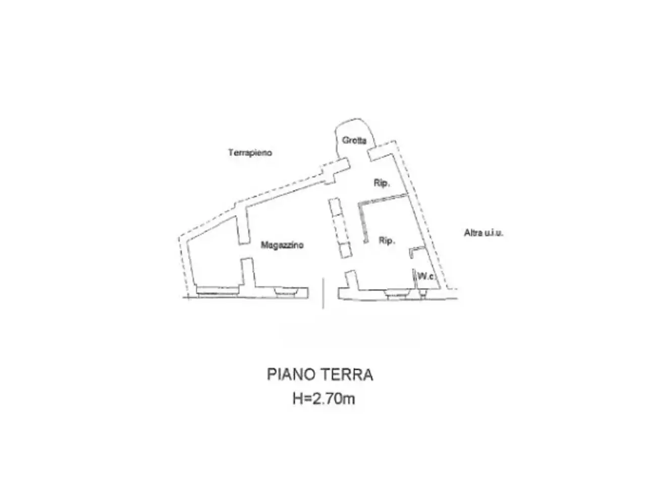 Magazzino in Frazione Scandolaro, Foligno, {3} - Planimetria 1